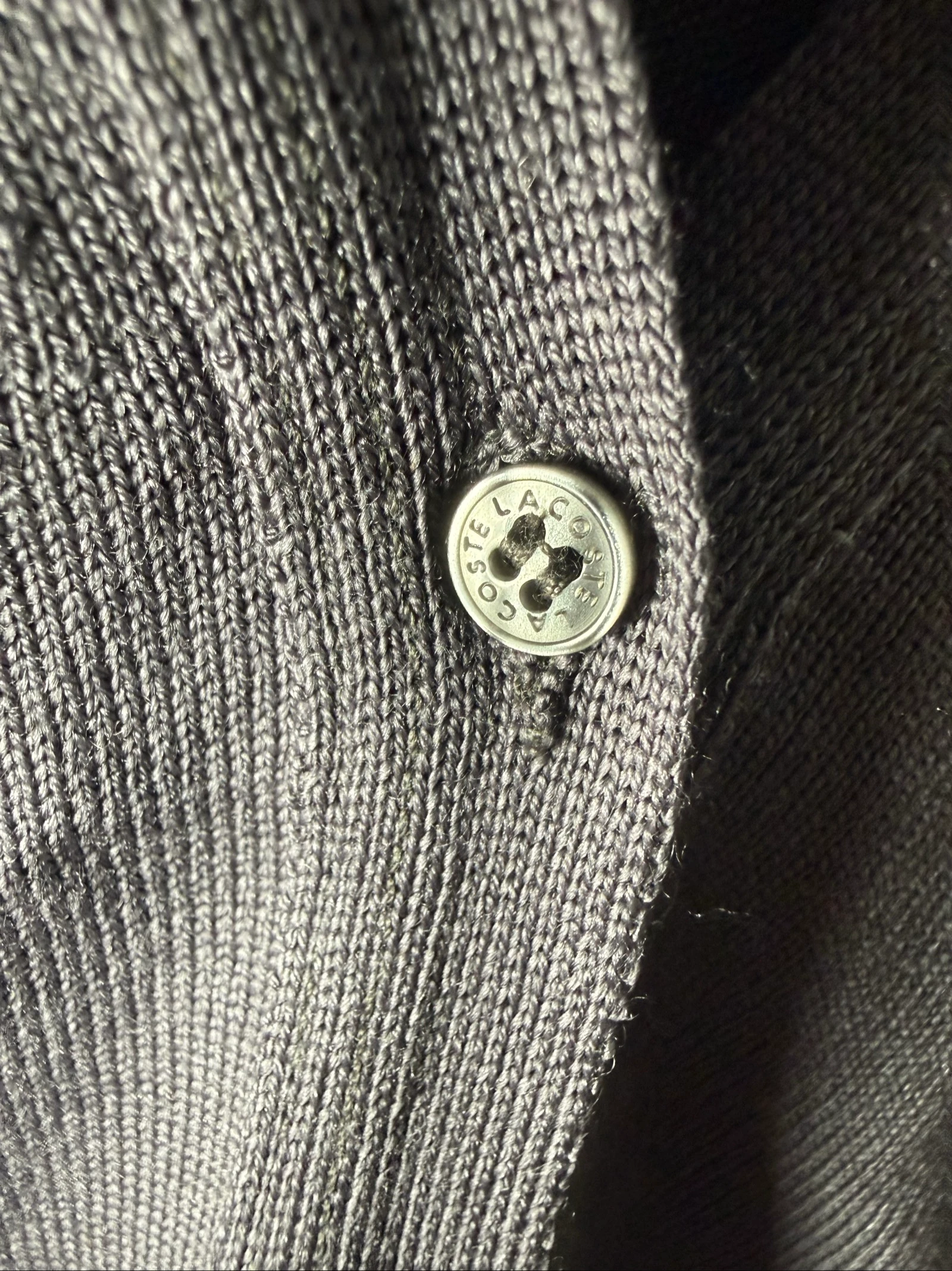 Lacoste Men’s Grey Button Cardigan – photo 2
